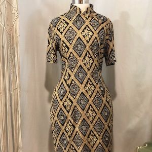 (VNTG) antique 1980’s neutral tone midi